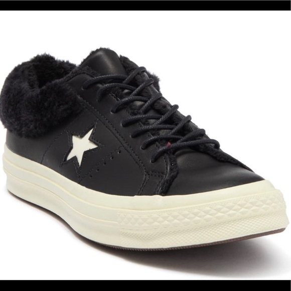Converse One Star Lined Sneakers - Picture 1 of 5